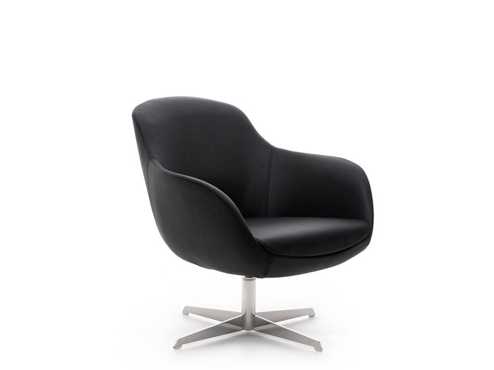 Кресло Noble Metal кожа NOBLE R7 Dakota black